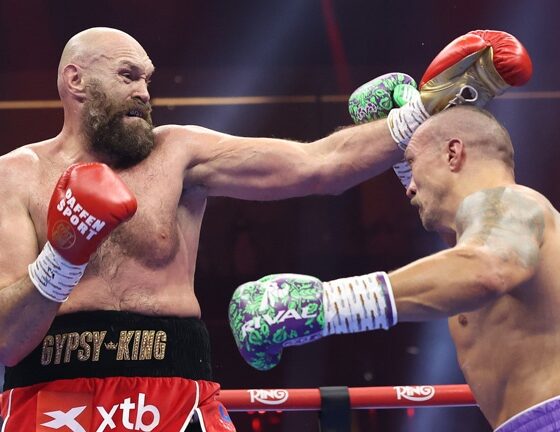 Fury suffered a second straight defeat to Usyk Photo Credit: Leigh Dawney/Queensberry Promotions