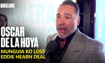 Oscar De La Hoya Reacts To Devastating Jaime Munguia KO Loss