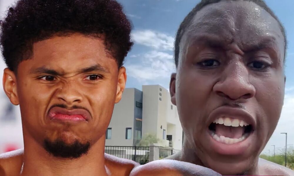 Shakur Stevenson & Bruce Carrington GO AT IT; TRADE TRASH TALK & Tell Each other to PULL UP