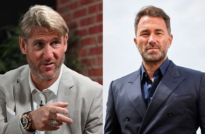 Hearn and Jordan have not exactly been the best of friends over the past couple of years (Photo Credit: talkSPORT YT)