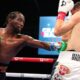 Terence Crawford reacts to his performance against Israil Madrimov