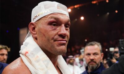 Tyson Fury has promised to send Oleksandr Usyk into retirement on Saturday Photo Credit: Mikey Williams/Top Rank