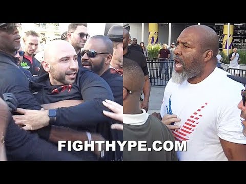 (WOW!) SHANNON BRIGGS GETS INTO FIGHT WITH KSI TEAM; PUNCHES SPECTATOR & ALL HELL BREAKS LOOSE