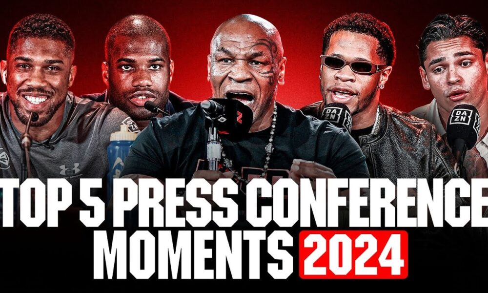 Boxing's Best Press Conference Moments of 2024