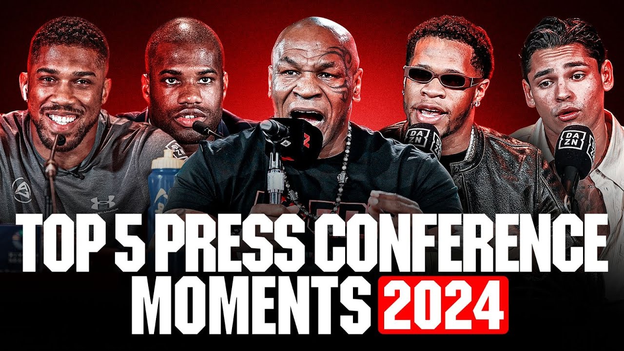 Boxing's Best Press Conference Moments of 2024