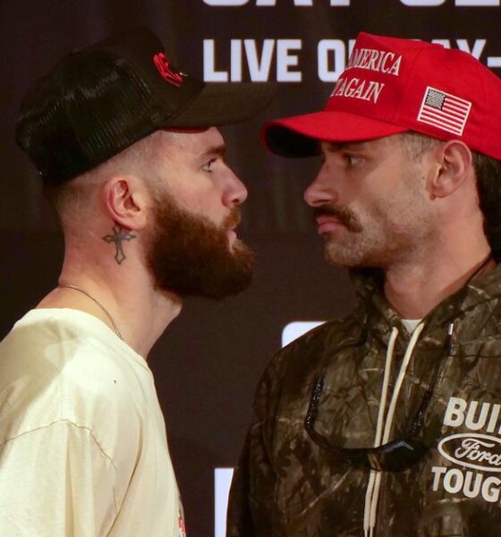 Caleb Plant Drams Trevor McCumby at the final press conference