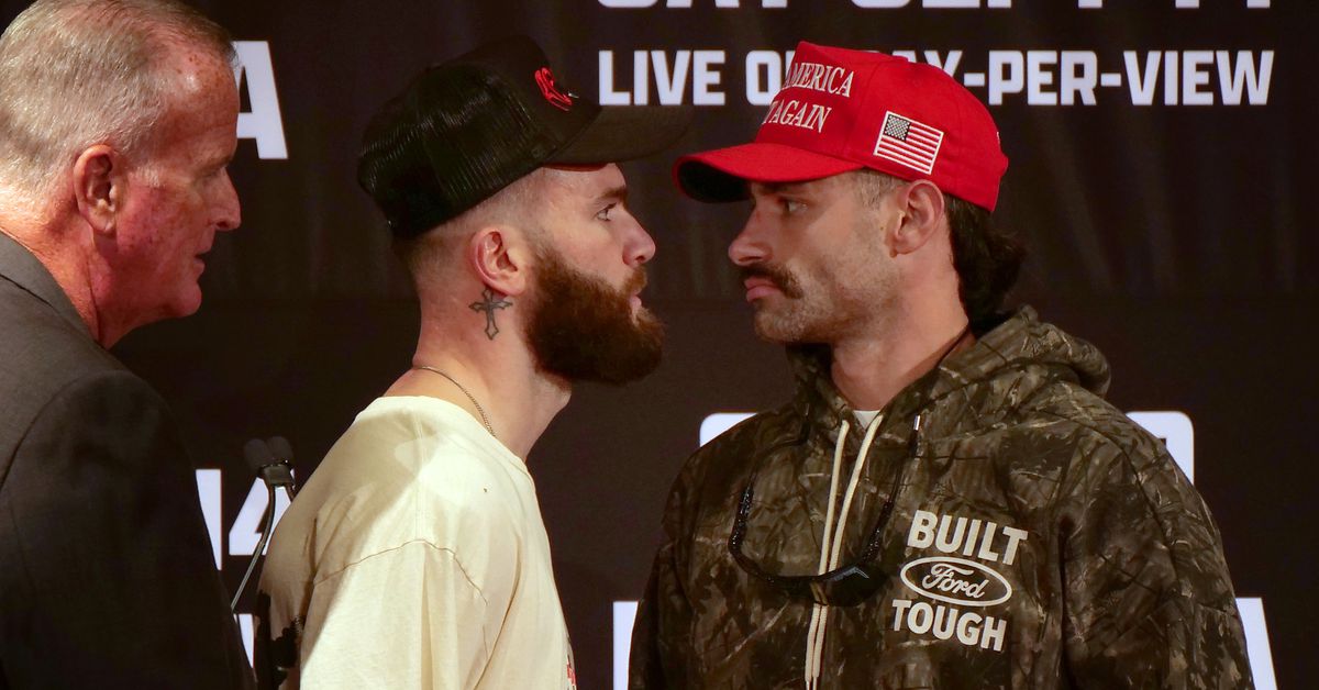 Caleb Plant Drams Trevor McCumby at the final press conference