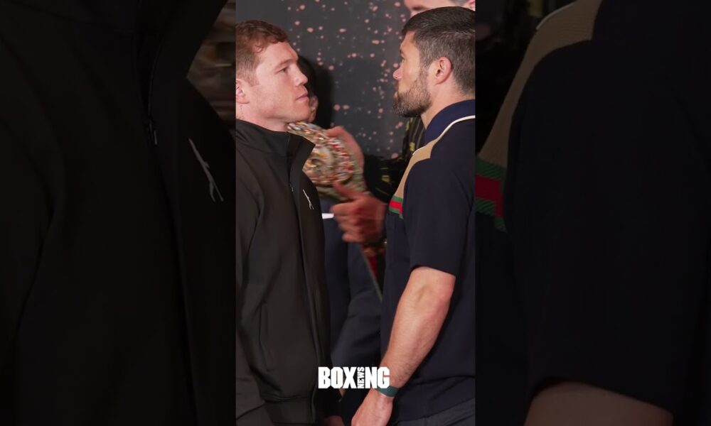 Canelo Alvarez vs John Ryder First Fight Week Face-Off