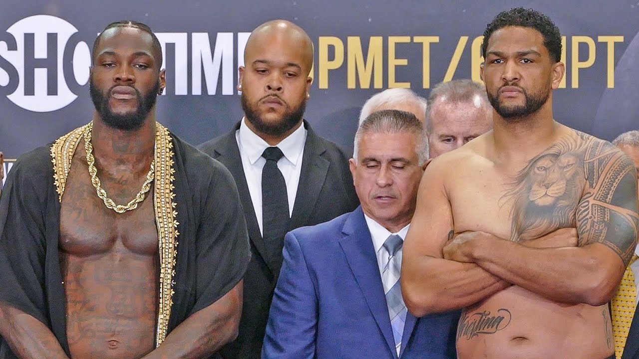 Deontay Wilder vs. Dominic Breazeale FULL WEIGH IN & FINAL FACE OFF | Showtime Boxing