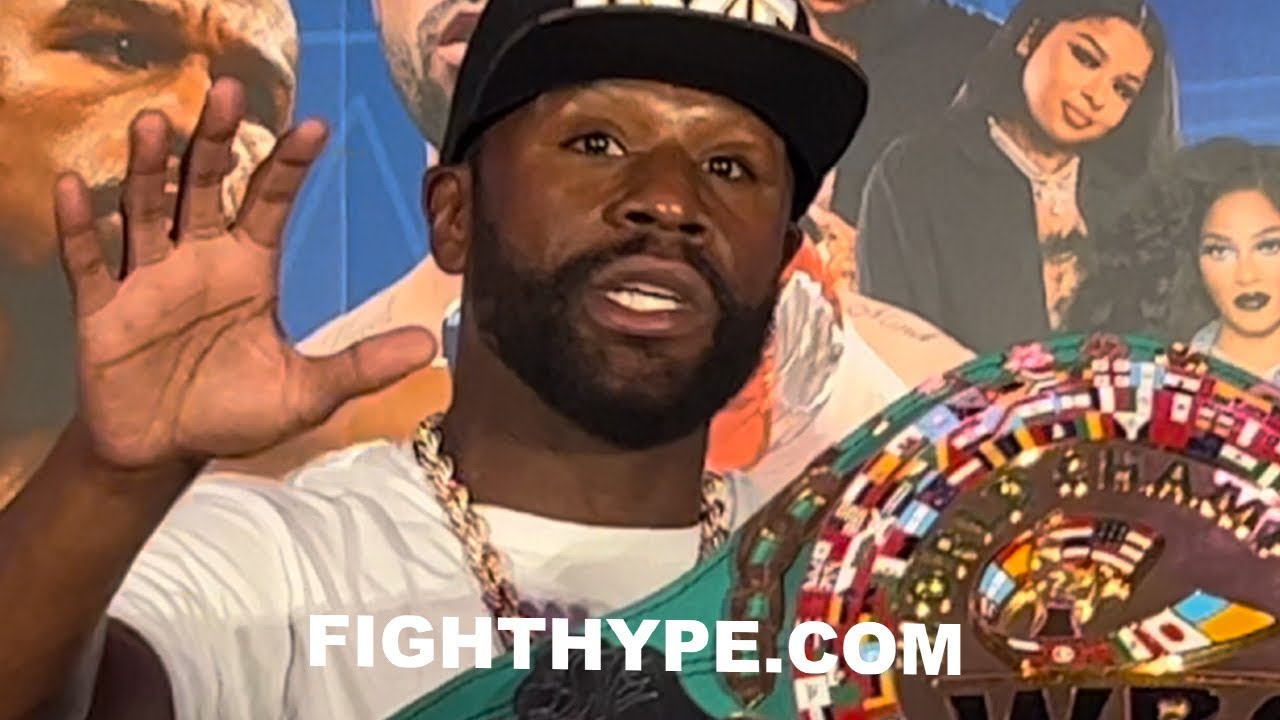 FLOYD MAYWEATHER VS. JOHN GOTTI III FINAL PRESS CONFERENCE & FACE OFF