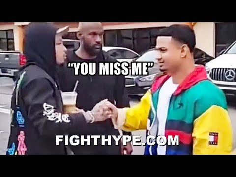 GERVONTA DAVIS & ROLLY ROMERO REUNITE & SHOW RESPECT; MEET UP 1ST TIME SINCE KO AT MAYWEATHER GYM