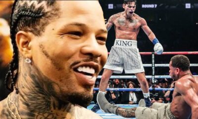 Gervonta Davis REACTS to Ryan Garcia DROPPING & BEATING Devin Haney in HUGE UPSET