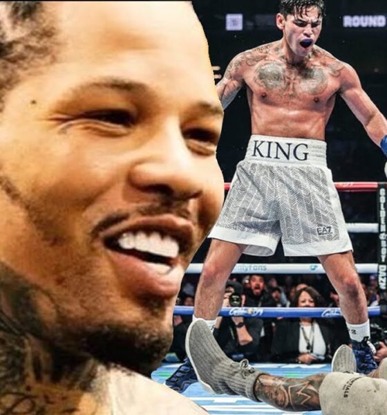 Gervonta Davis REACTS to Ryan Garcia DROPPING & BEATING Devin Haney in HUGE UPSET