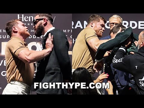 HIGHLIGHTS | CANELO VS. CALEB PLANT "SHUT THE F UP" PRESS CONFERENCE, HEATED BRAWL, & AFTERMATH