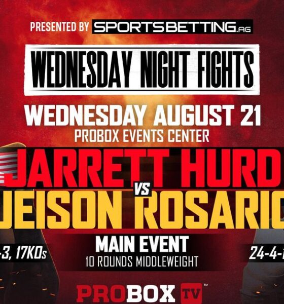 Hurd vs Rosario: Free live stream, round by round, start time