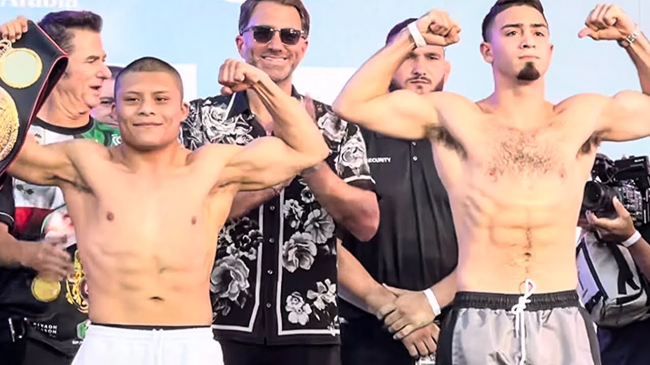 Isaac Cruz vs Rayo Valenzuela WEIGH-IN & FINAL FACE OFF