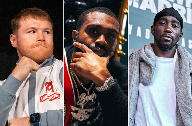 Canelo and Crawford are closing in on a deal for a September showdown in Las Vegas Photo Credit: Amanda Westcott/Mark Robinson/Matchroom