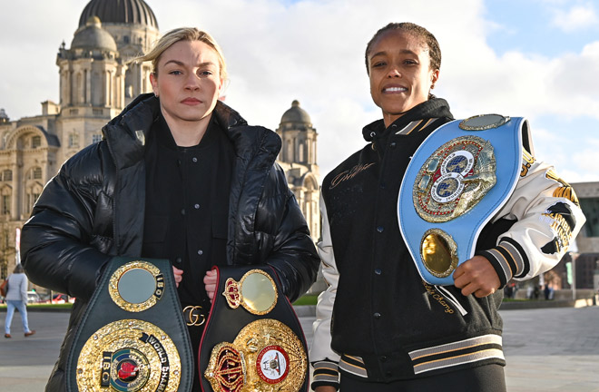 Price and Jonas clashed in Liverpool after their respective fights in December Photo Credit: Lawrence Lustig/BOXXER