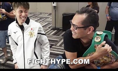 NONITO DONAIRE & NAOYA INOUE CROSS PATHS & REUNITE; FORMER FOES AGREE TO REMATCH & CRACK JOKES