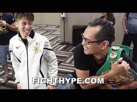 NONITO DONAIRE & NAOYA INOUE CROSS PATHS & REUNITE; FORMER FOES AGREE TO REMATCH & CRACK JOKES