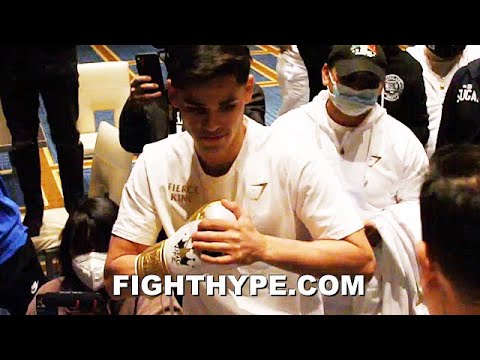 RYAN GARCIA & LUKE CAMPBELL CHOOSE WEAPONS; SELECT GLOVES FOR "FIRE & ICE" SHOWDOWN