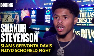 Shakur Stevenson Blasts Gervonta Davis Comments