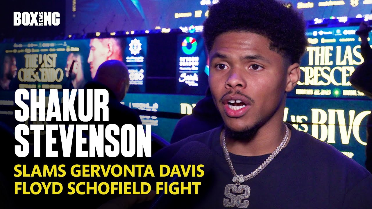 Shakur Stevenson Blasts Gervonta Davis Comments