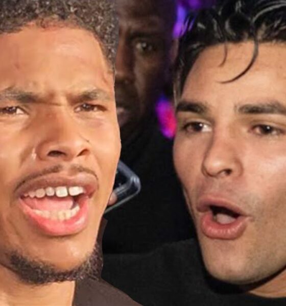 Shakur Stevenson ERUPTS on Ryan Garcia after he REACTS to him BEATING Artem Harutyunyan