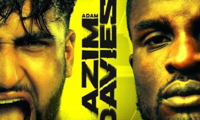 The official fight of Adam Azim vs. Ohara Davies will take place on October 19