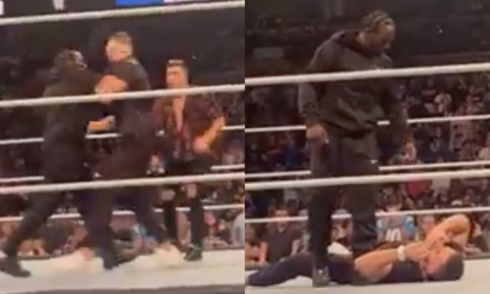 WATCH Terence Crawford DROP & KNOCK OUT Wrestler after HELPING Cody Rhodes with STEEL CHAIR in WWE