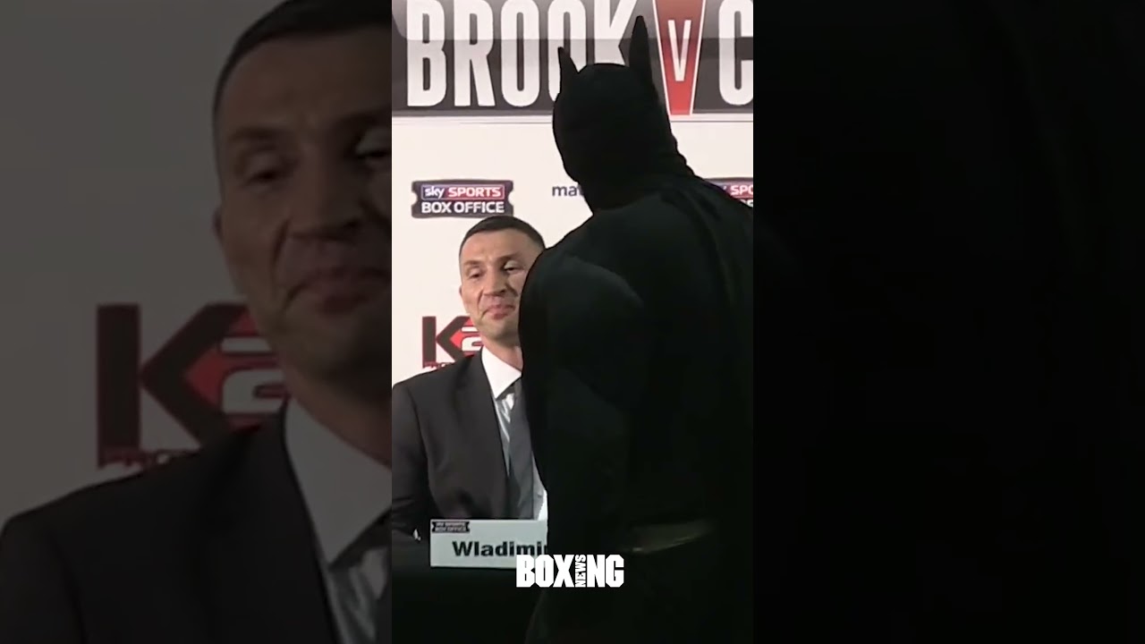 When Tyson Fury Dressed As Batman And Left Wladimir Klitschko Baffled