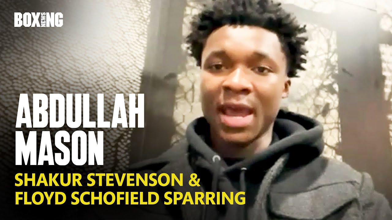 Abdullah Mason On Shakur Stevenson Sparring