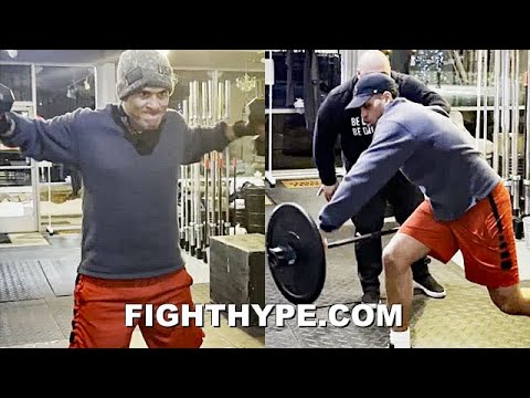 DAVID BENAVIDEZ GRUELING CIRCUIT TRAINING; PUSHING IT TO THE LIMIT TO MAKE 168 WITH EASE