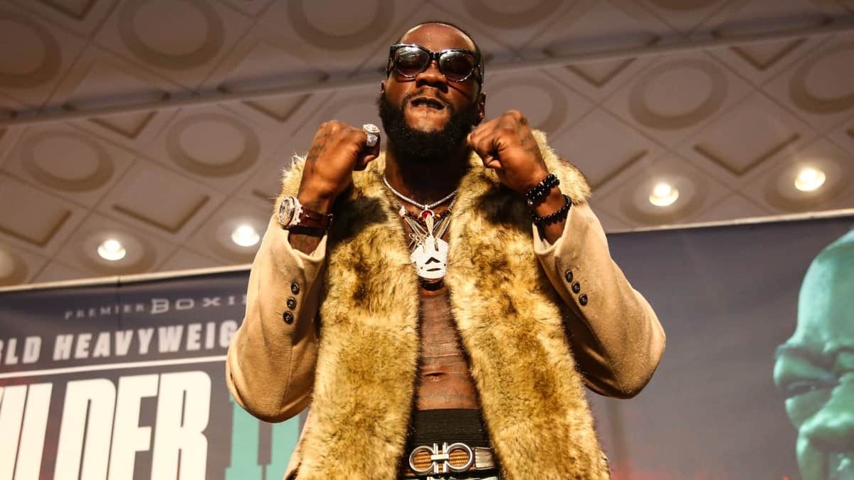 Deontay Wilder arrival