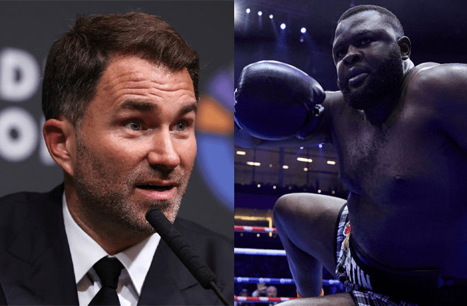 Hearn believes Bakole made a mistake taking the Parker fight Photo Credit: Mark Robinson Matchroom Boxing