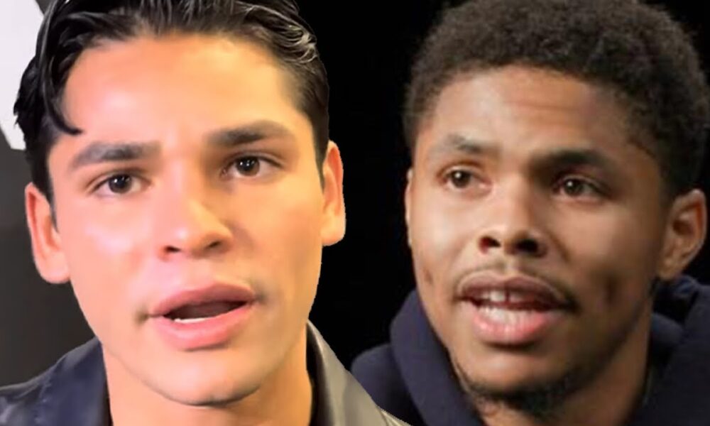 FULL Ryan Garcia & Shakur Stevenson FIERY CONFRONTATION; ARGUE BACK-&-FORTH on past & AGREE to FIGHT