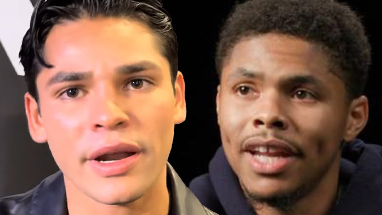 FULL Ryan Garcia & Shakur Stevenson FIERY CONFRONTATION; ARGUE BACK-&-FORTH on past & AGREE to FIGHT