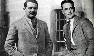 Ernest Hemingway and F. Scott Fitzgerald.