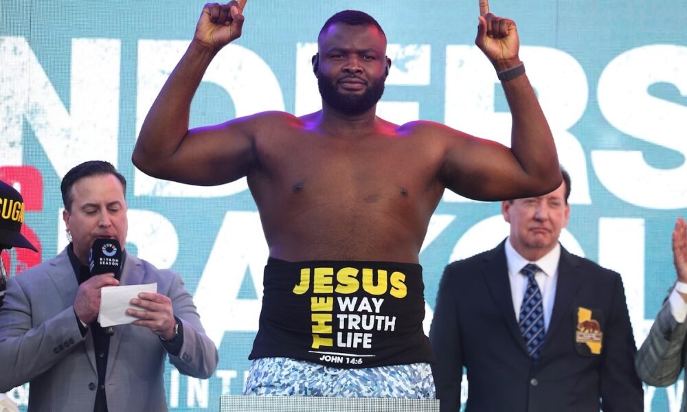 Image: Bakole's Massive Weight: 315 lbs for Parker Clash