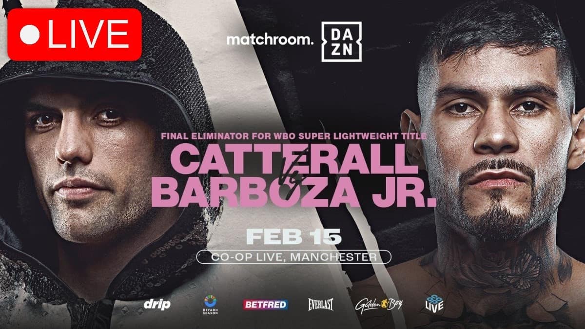 Catterall vs Barboza live results