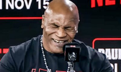 Mike Tyson HUMILIATES Jake Paul with “YOUTUBER” DISS & SINISTER LAUGH