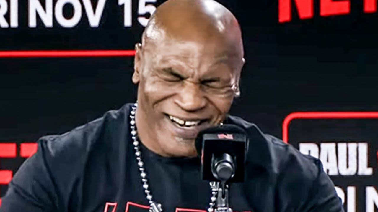 Mike Tyson HUMILIATES Jake Paul with “YOUTUBER” DISS & SINISTER LAUGH