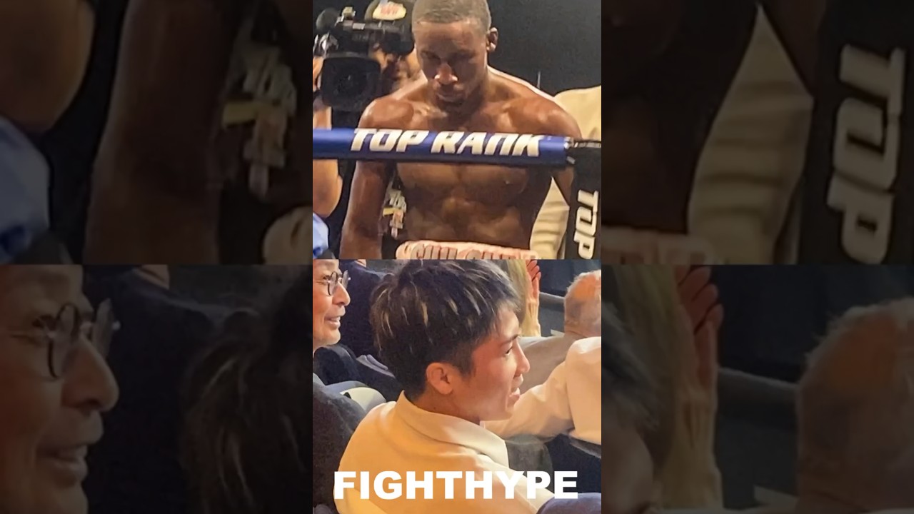 Naoya Inoue WATCHES Bruce Carrington BOW to him after KO WIN & SHOW RESPECT