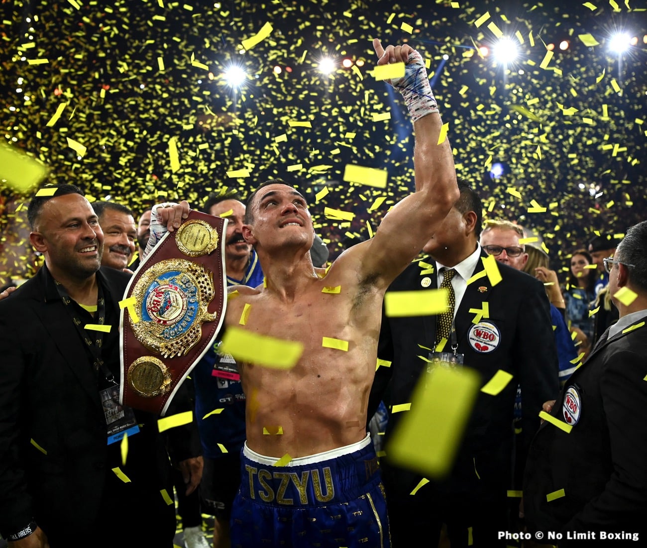 Photos: Tim Tszyu Captures Interim WBO 154-Pound Title