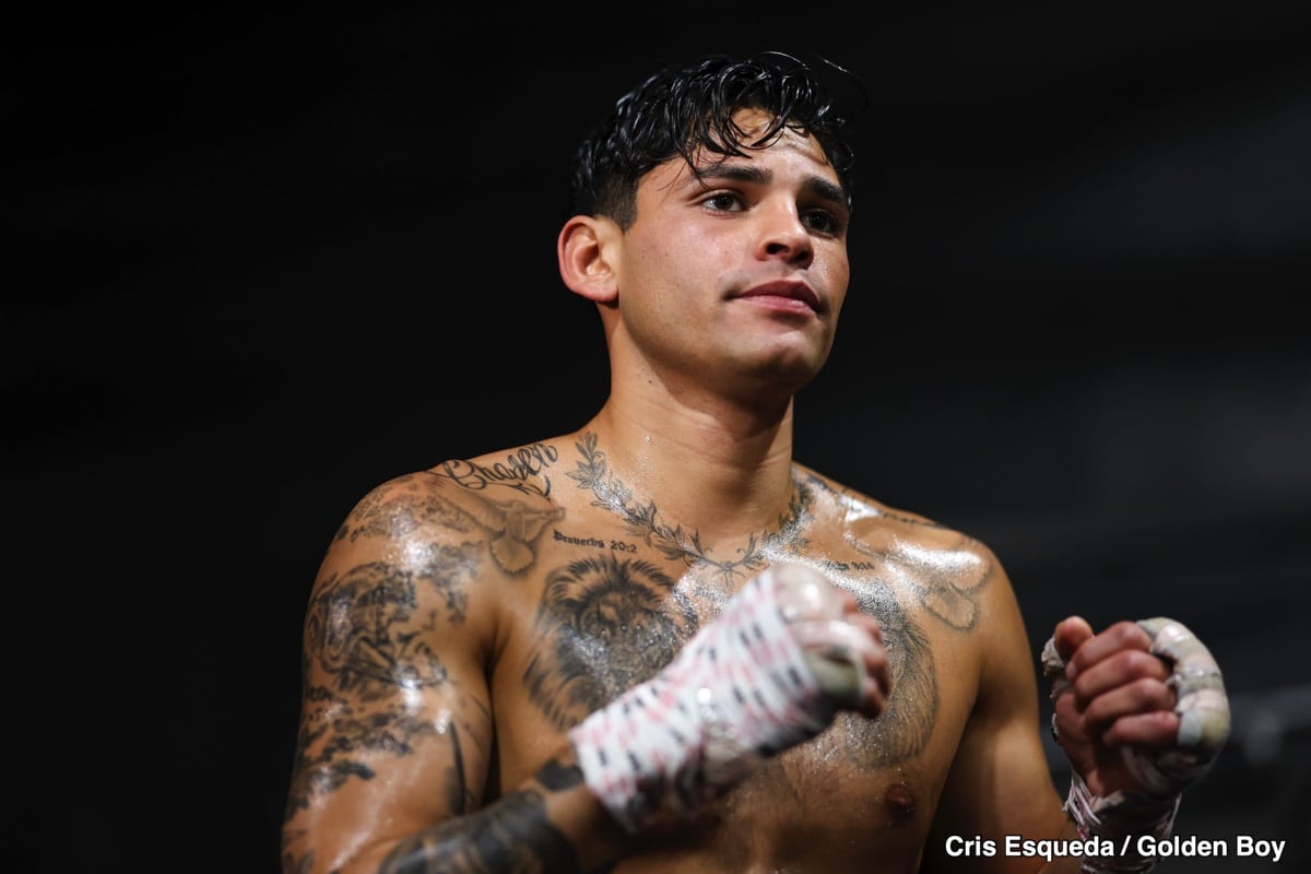 Image: Ryan Garcia's Left Hook Power: Romero Fight Preparation