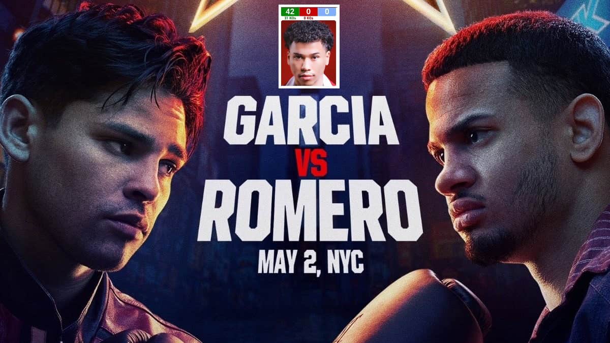 Ryan Garcia vs Rolly Romero Mendoza