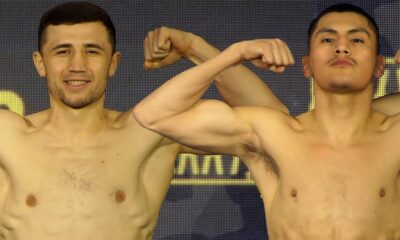 50/50!! Vergil Ortiz Jr vs Israil Madrimov • WEIGH IN & FACE OFF | Beterbiev v Bivol 2 | DAZN Boxing