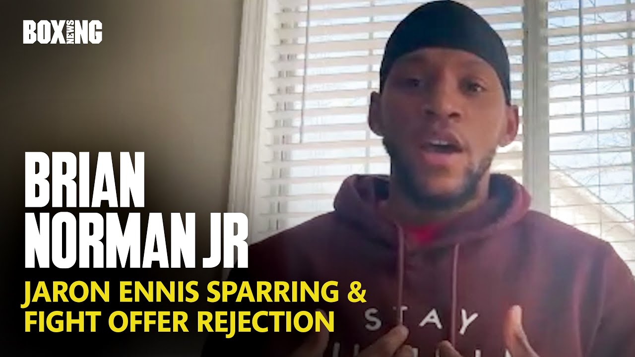 Brian Norman Jr Shuts Down Jaron Ennis Sparring Story & Fight Offer