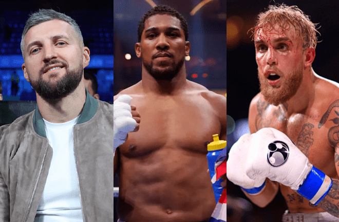 Jake Paul called out Anthony Joshua Photo Credit: Amanda Westcott/Most Valuable Promotions/Mark Robinson/Matchroom Boxing