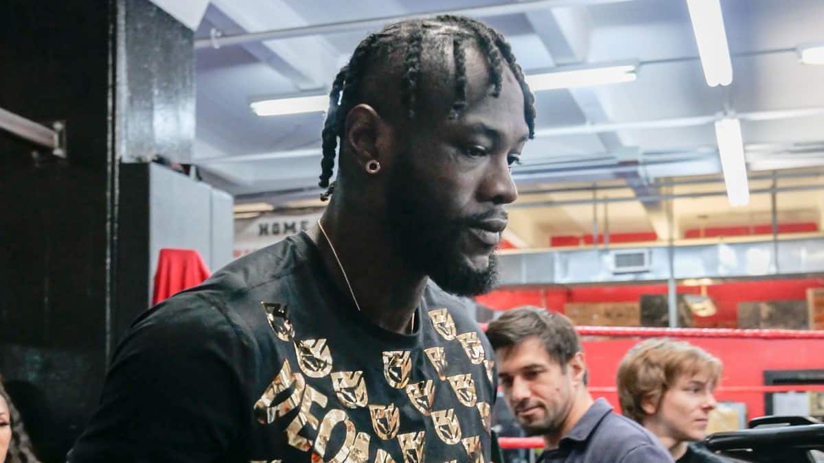 Deontay Wilder workout